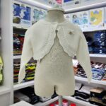 Torerita para niña de color blanco con bordado ideal para bautizo