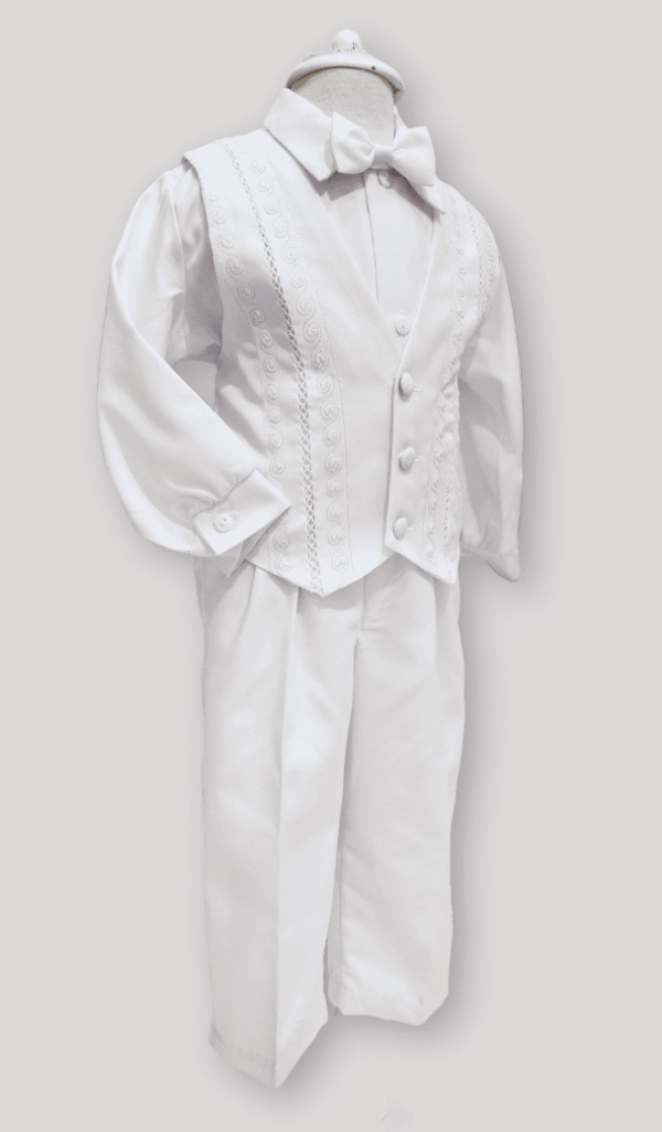 Jalair Traje de Primera Comunión Chaleco Grecas - Image 2