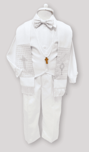 Jalair Traje de Primera Comunión Estola 3 Cruces